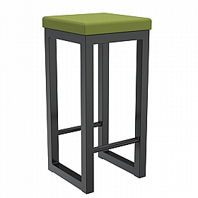 Urban Hoop Leg Upholstered High Dining Stools