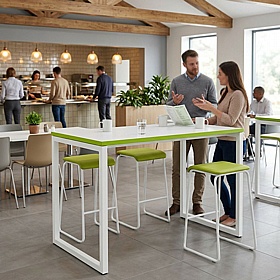 City Hoop Leg Poseur Dining Tables