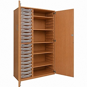 Classic Triple Column 20 Tray Shallow Combination Cupboards