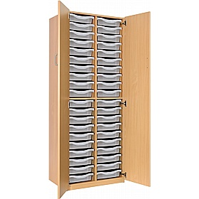 Classic Triple Column 40 Tray Shallow Cupboards