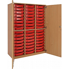 UltraBrite Triple Column 48 Tray Shallow Cupboards