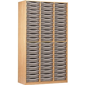 Classic Triple Column 60 Tray Shallow Storage