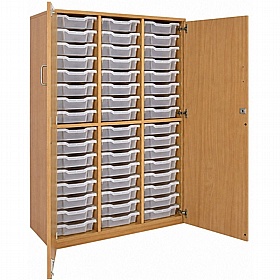 Classic Triple Column 48 Tray Shallow Cupboards