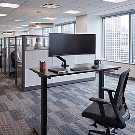 Humanscale eFloat Go 2.0 Compact Sit Stand Office Desks