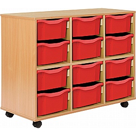 All Sorts UltraBrite 12 Double Tray Stackable Storage