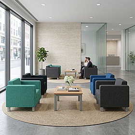 Cube Reception and Breakout Seating