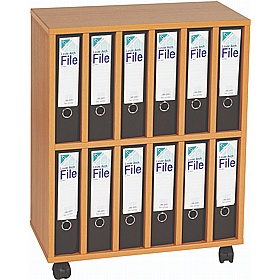 Classic 12 Section Mobile Ring Binder Unit