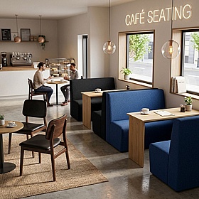 Immy Modular Low Back Breakout and Cafe Booth Seating