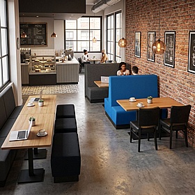 Immy Kick Modular High Back Breakout and Cafe Booth Seating