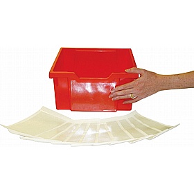 Gratnells Label Holders for Deep Trays - Pack of 100