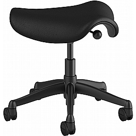 Humanscale Freedom Leather Saddle Stool