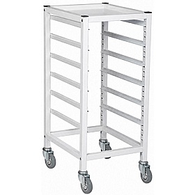 Gratnells Science Single Column Mobile Fixed Runner Tray Storage Frame