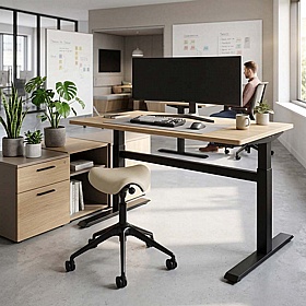 Humanscale Freedom Leather Active Pony Chair