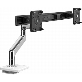 Humanscale M8 Pro Dual Screen Dynamic Monitor Arm with Sliding Clamp