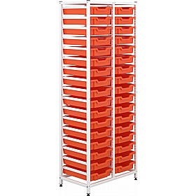 Gratnells Science Double Column 34 Shallow Tray Storage