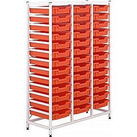Gratnells Science Mid Triple Column 39 Shallow Tray Storage